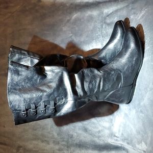 Knee High Boots - Cliffs by White Mountain, 'Francie', Women's Black 8.5W - WC